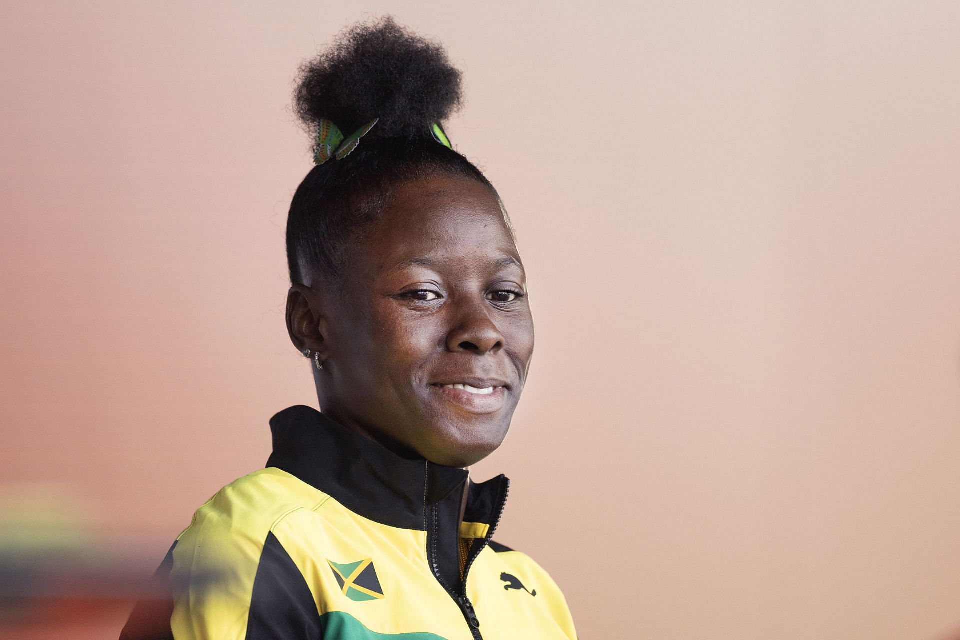 Shericka Jackson at the World Athletics Championships. Budapest 2023. - Source: Getty
